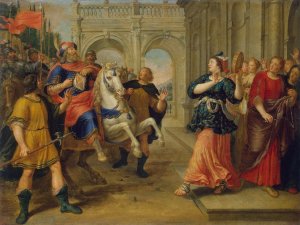 Jephthae's Daughter by Pieter Van Lint Oil Painting