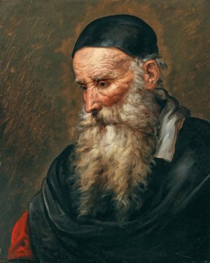 A Bearded Man by Pieter Van Mol Oil Painting