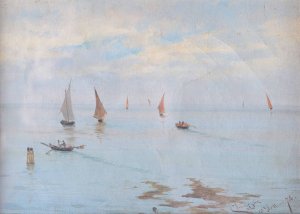 Chioggia by Pietro Barucci Oil Painting