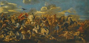 Alexander's Victory Over Darius At The Battle Of Issus by Pietro Berrettini Oil Painting