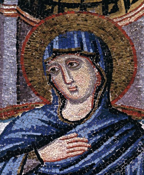 Main Product Photo of Annunciation Detail Painting by Pietro Cavallini