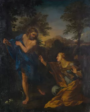 Noli Me Tangere by Pietro Da Cortona (Follower) Oil Painting