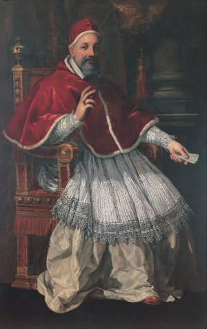 Portrait of Urban VIII by Pietro Da Cortona Oil Painting
