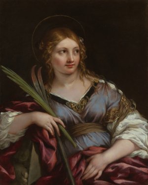 St. Martina by Pietro Da Cortona Oil Painting