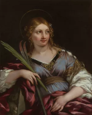 St. Martina by Pietro Da Cortona Oil Painting