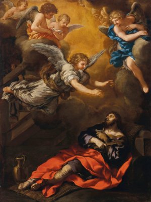 The Ecstasy of Saint Alessio by Pietro Da Cortona Oil Painting
