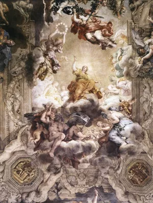 The Triumph of Divine Providence painting by Pietro Da Cortona