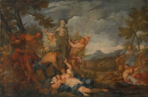 The Crowning Of Bacchus by Pietro Dandini - Hand-Painted Oil Painting Reproduction
