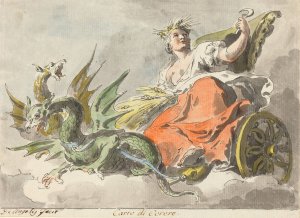 Carro di Cerere by Pietro De Angelis Oil Painting