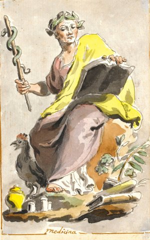 Medicina by Pietro De Angelis Oil Painting