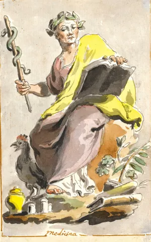 Medicina by Pietro De Angelis Oil Painting