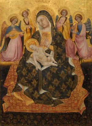 Madonna and Child with Angels by Pietro Di Domenico Da Montepulciano Oil Painting