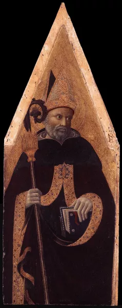 St Augustin Oil painting by Pietro di Giovanni D'Ambrogio