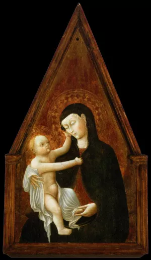Virgin and Child Oil painting by Pietro di Giovanni D'Ambrogio