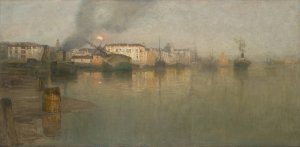 Venedig by Pietro Fragiacomo Oil Painting