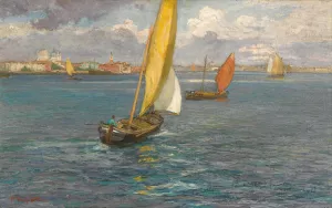 Venezia by Pietro Fragiacomo Oil Painting