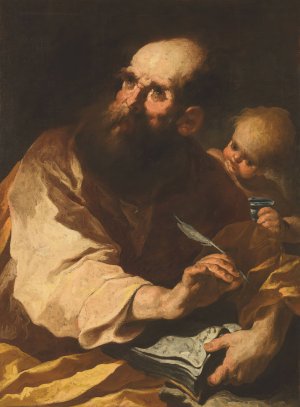 Saint Matthew by Pietro Francesco Guala Oil Painting