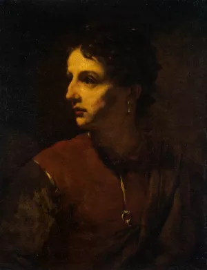 Portrait of a Young Man with an Earring Oil painting by Pietro Novelli