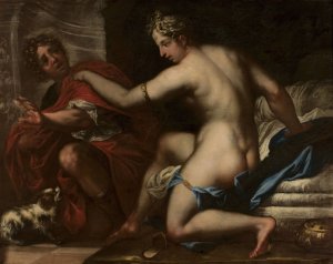 Joseph and Potiphar's Wife by Pietro Liberi Oil Painting