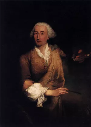 Portrait of Francesco Guardi painting by Pietro Longhi