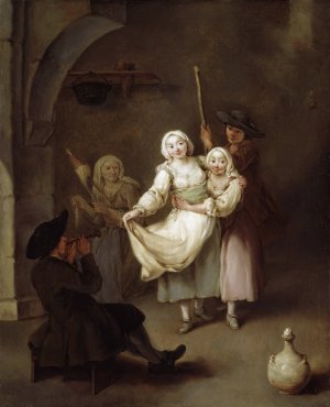 The Dance by Pietro Longhi Oil Painting