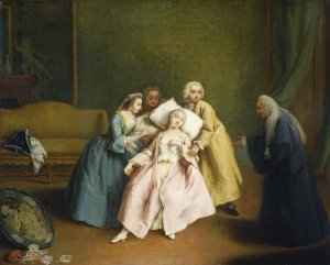 The Faint by Pietro Longhi Oil Painting