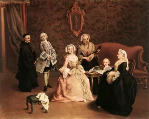 The Little Concert by Pietro Longhi - Oil Painting Reproduction