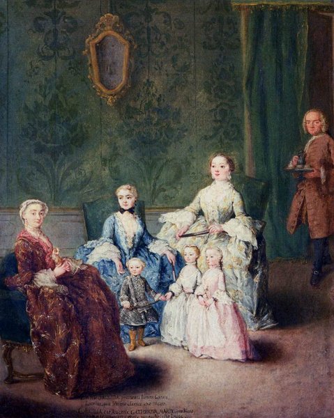 Main Product Photo of The Sagredo Family Painting by Pietro Longhi