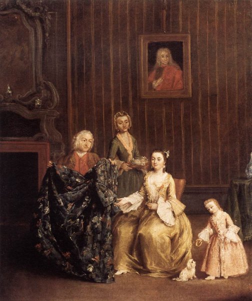 Main Product Photo of The Tailor Painting by Pietro Longhi