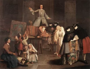 The Tooth Puller Oil painting by Pietro Longhi