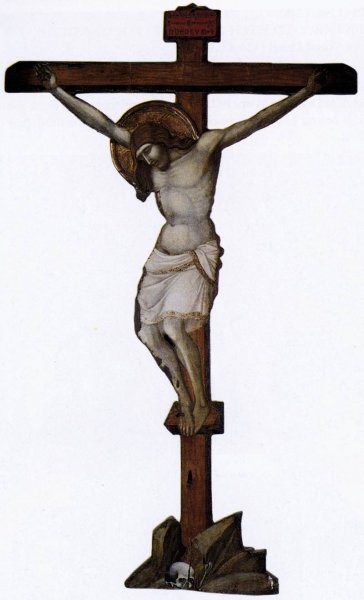 Shaped Cross by Pietro Lorenzetti - Hand-Painted Oil Painting Reproduction