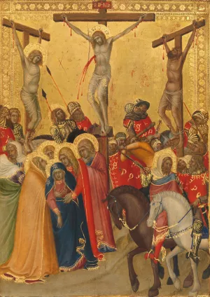 The Crucifixion Oil painting by Pietro Lorenzetti