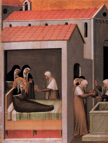 The Miracle of the Ice by Pietro Lorenzetti - Hand-Painted Oil Painting Reproduction