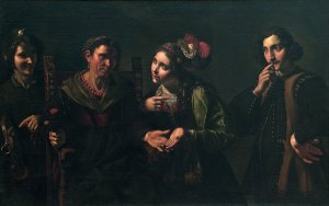The Fortune Teller by Pietro Paolini Oil Painting