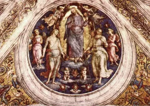 Christ in His Glory painting by Pietro Perugino