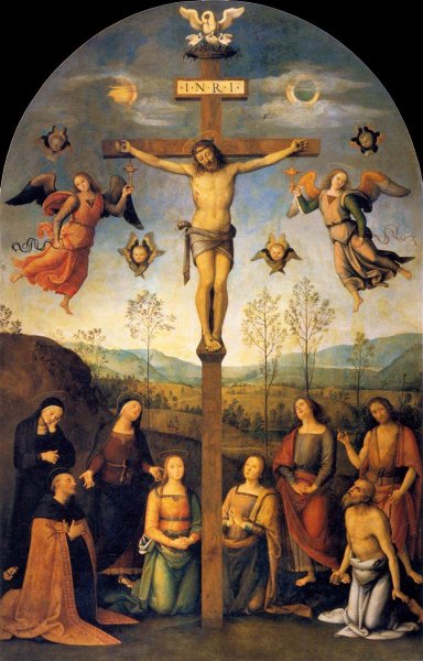 Main Product Photo of Crucifixion Painting by Pietro Perugino