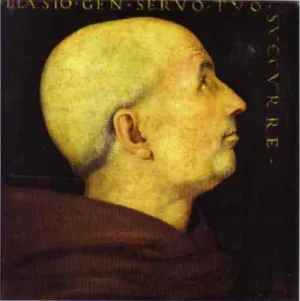 Portrait of Don Biagio Milanesi Oil painting by Pietro Perugino