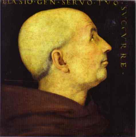 Main Product Photo of Portrait of Don Biagio Milanesi Painting by Pietro Perugino