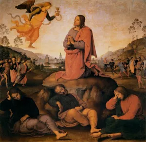 Prayer in the Garden by Pietro Perugino Oil Painting