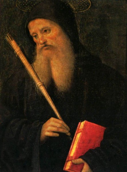 Saint Benedict by Pietro Perugino - Hand-Painted Oil Painting Reproduction