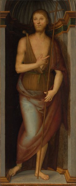 Saint John the Baptist by Pietro Perugino Oil Painting