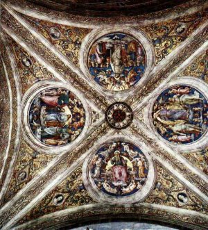 The Ceiling with Four Medallions