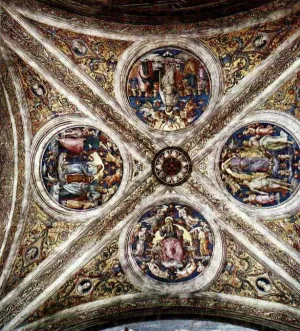 The Ceiling with Four Medallions