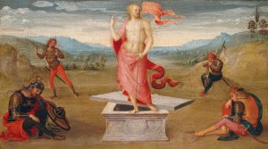 The Resurrection by Pietro Perugino Oil Painting