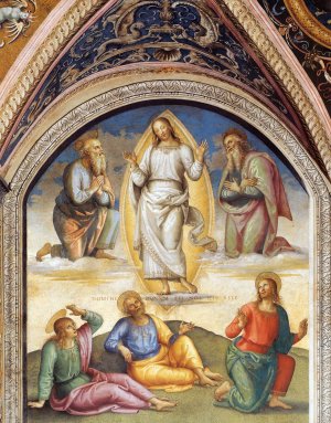 The Transfiguration of Christ by Pietro Perugino Oil Painting