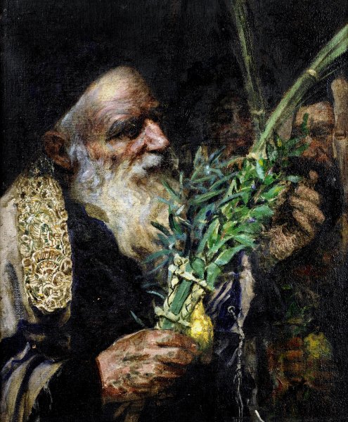 Main Product Photo of Examing the Lulav Painting by Leopold Pilichowski
