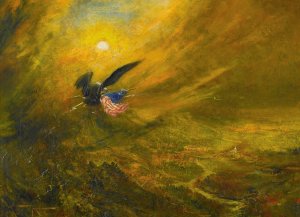 Guardian Of American Liberty by Pinckney Marcius-Simons Oil Painting