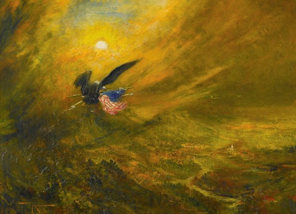 Guardian Of American Liberty by Pinckney Marcius-Simons - Hand-Painted Oil Painting Reproduction