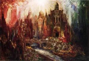 Guardian Angels by Pinckney Maricius-Simons - Oil Painting Reproduction