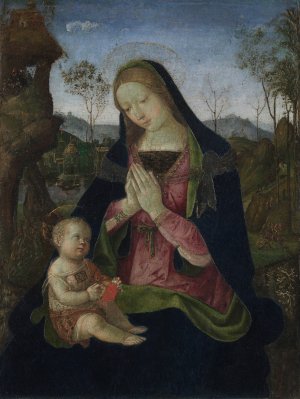 Virgin and Child by Pinturicchio Oil Painting